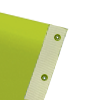 Hochwertiges Textilbanner Blockout, 4/0-farbig bedruckt, Umsäumt + Ösen im Abstand von 50 cm links und rechts
