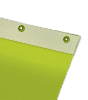 Hochwertiges Textilbanner Blockout, 4/0-farbig bedruckt, Umsäumt + Ösen im Abstand von 50 cm oben und unten